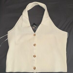 Express White Buttoned Shirt